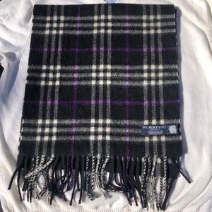 Black Burberry Scarf